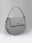 XELLA Pinatex Saddle Bag - Grey - KAAMNA