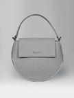 XELLA Pinatex Saddle Bag - Grey - KAAMNA