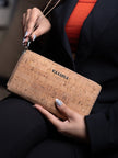 H&T Womens Wallet in Cork - Natural - KAAMNA