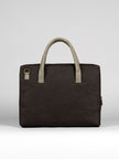 Informal Pinatex Laptop Bag - Chestnut Brown - KAAMNA