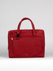 Informal Pinatex Laptop Bag - Mulberry - KAAMNA