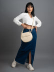 XELLA Pinatex Saddle Bag - Natural - KAAMNA