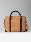 Slim Laptop Bag in Natural Cork - KAAMNA