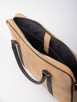 Slim Laptop Bag in Natural Cork - KAAMNA