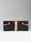 Black Cork Bifold Wallet - KAAMNA