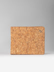 Natural Cork Bifold Flap Wallet - KAAMNA