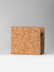 Natural Cork Bifold Flap Wallet - KAAMNA