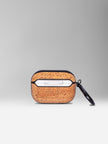 KAAMNA Airpods Pro 2nd Gen case in natural cork, small accessory with a sleek, eco-friendly design and protective cover.