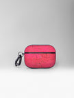 Pink cork case for AirPods Pro 2nd Gen by KAAMNA, designed as a protective small accessory with a stylish natural finish.