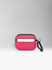 Pink cork case for AirPods Pro 2nd Gen by KAAMNA, designed to protect and stylishly store your wireless earbuds.