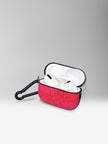 KAAMNA Airpods Pro 2nd Gen case in pink cork, small accessory with a stylish, natural cork finish on a white background.